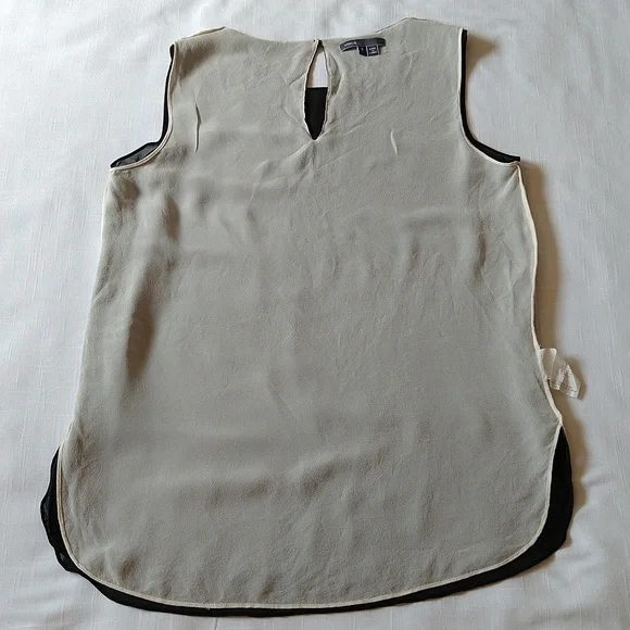 Vince black silk tank top - Picture 10 of 11